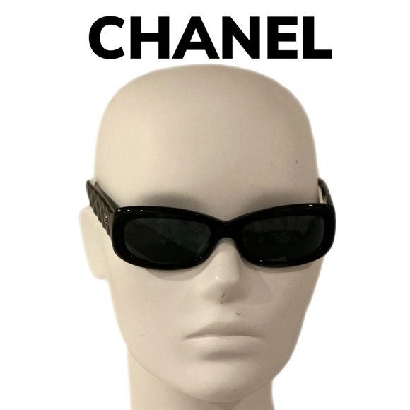 CHANEL Quilted Sunglasses 5094 Black 53MM - Picture 1 of 7